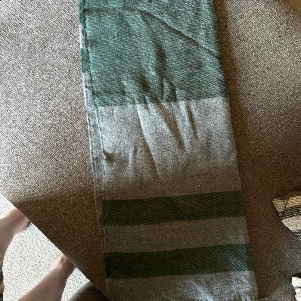 Goodfellow & Co Green and Gray Scarf